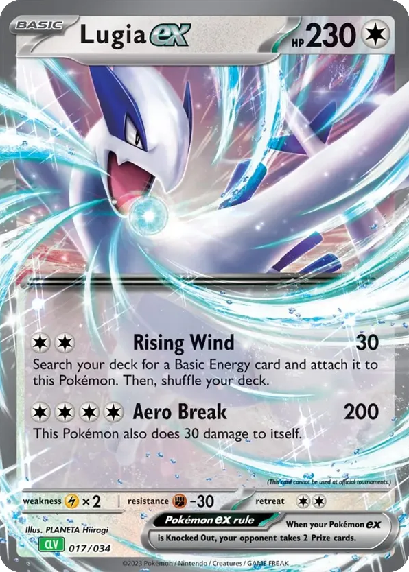 Lugia ex – Pokémon TCG Classic - Venusaur 017/034 Pokémon card