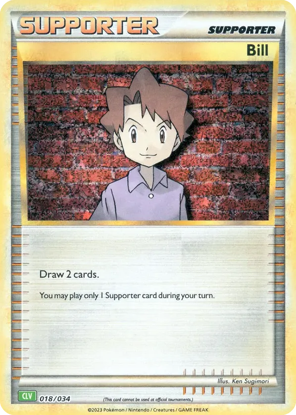 Bill – Pokémon TCG Classic - Venusaur 018/034 Pokémon card