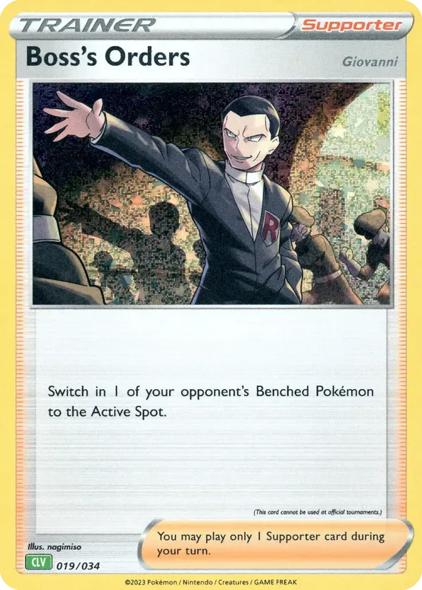 Boss's Orders – Pokémon TCG Classic - Venusaur 019/034 Pokémon card