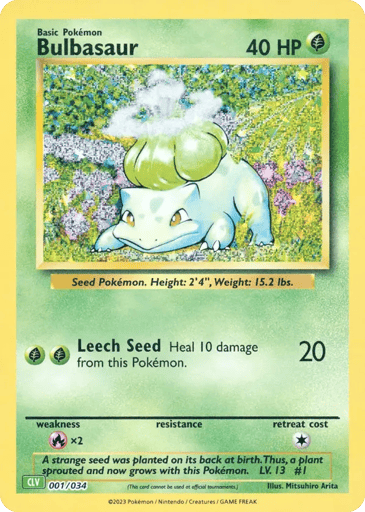 Bulbasaur - Pokémon TCG Classic - Venusaur 1