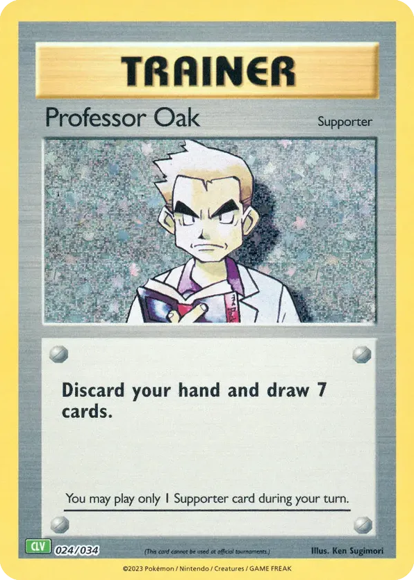 Professor Oak – Pokémon TCG Classic - Venusaur 024/034 Pokémon card