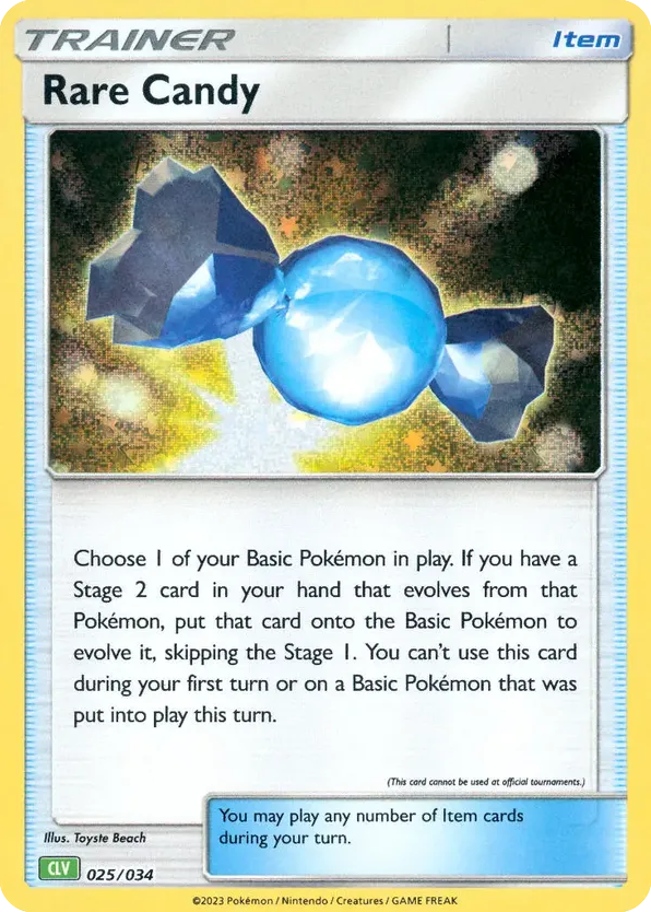 Rare Candy – Pokémon TCG Classic - Venusaur 025/034 Pokémon card