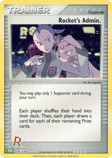 Rocket's Admin - Pokémon TCG Classic - Venusaur 26