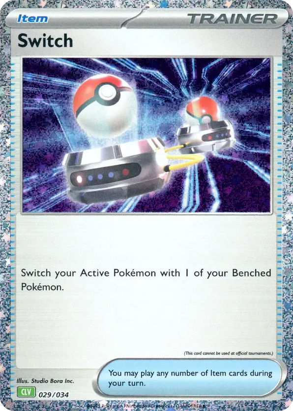 Switch  – Pokémon TCG Classic - Venusaur 029/034 Pokémon card