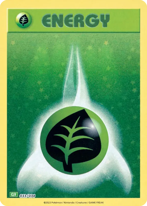 Basic Grass Energy – Pokémon TCG Classic - Venusaur 033/034 Pokémon card