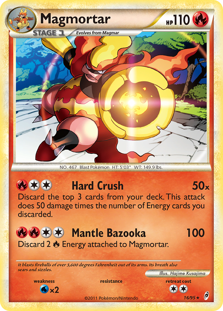 Magmortar – Call of Legends 16/95 Pokémon card