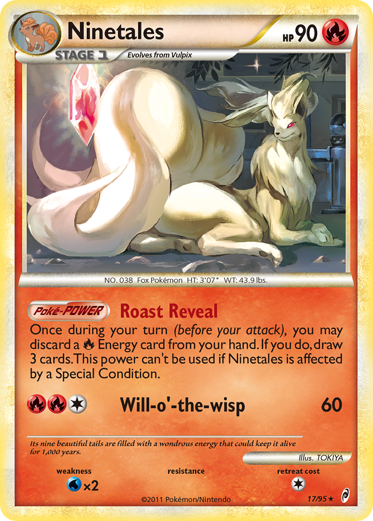 Ninetales – Call of Legends 17/95 Pokémon card