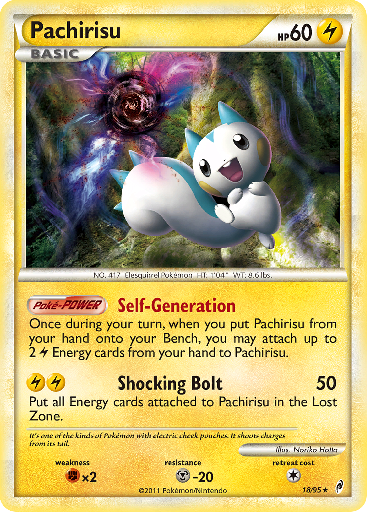 Pachirisu – Call of Legends 18/95 Pokémon card