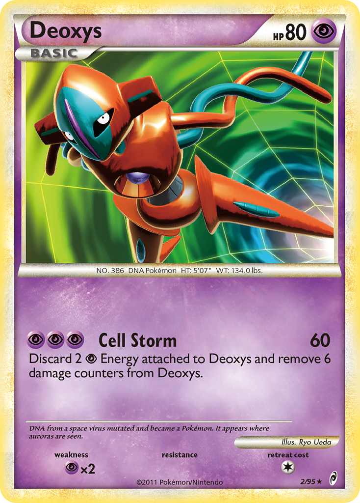 Deoxys – Call of Legends 2/95 Pokémon card