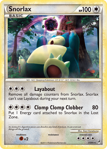 Snorlax - Call of Legends 33