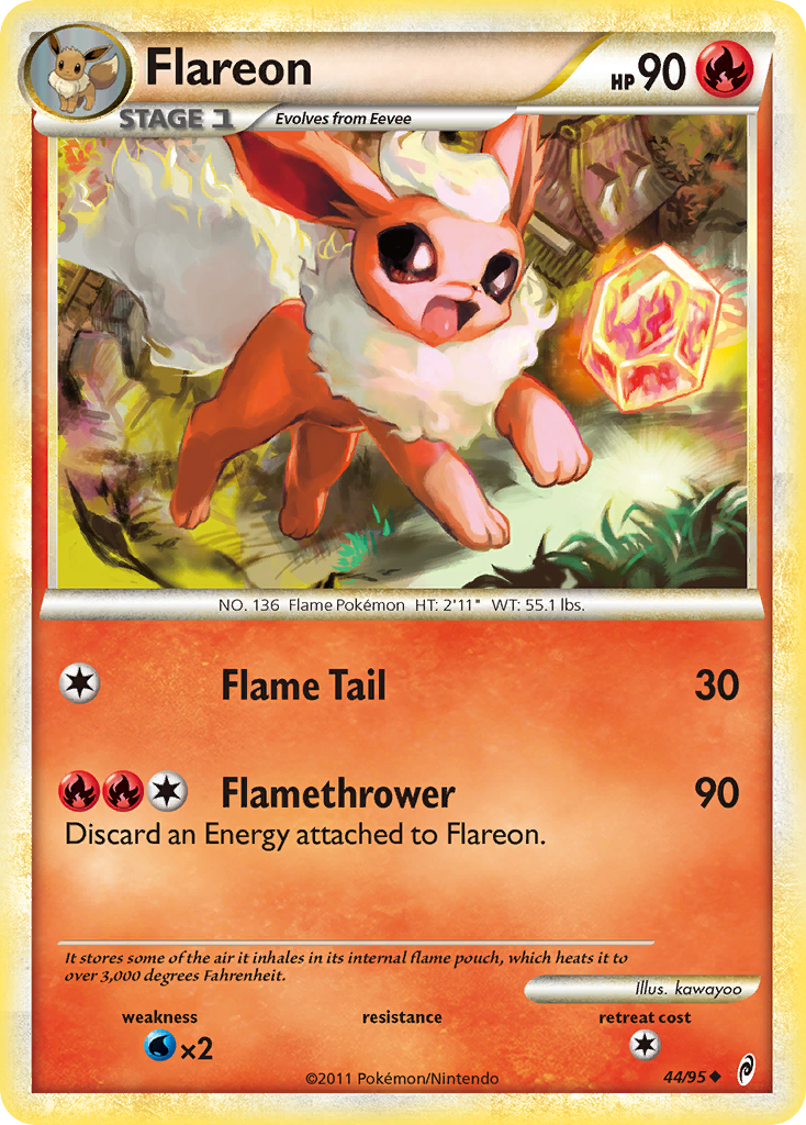 Flareon – Call of Legends 44/95 Pokémon card