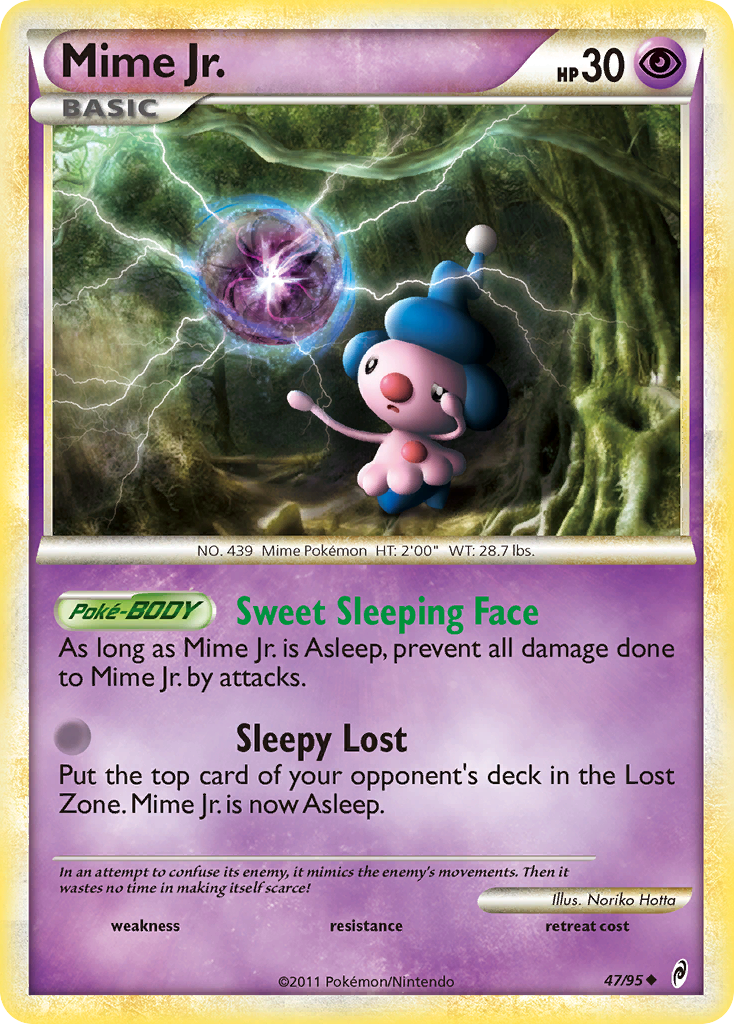Mime Jr. – Call of Legends 47/95 Pokémon card