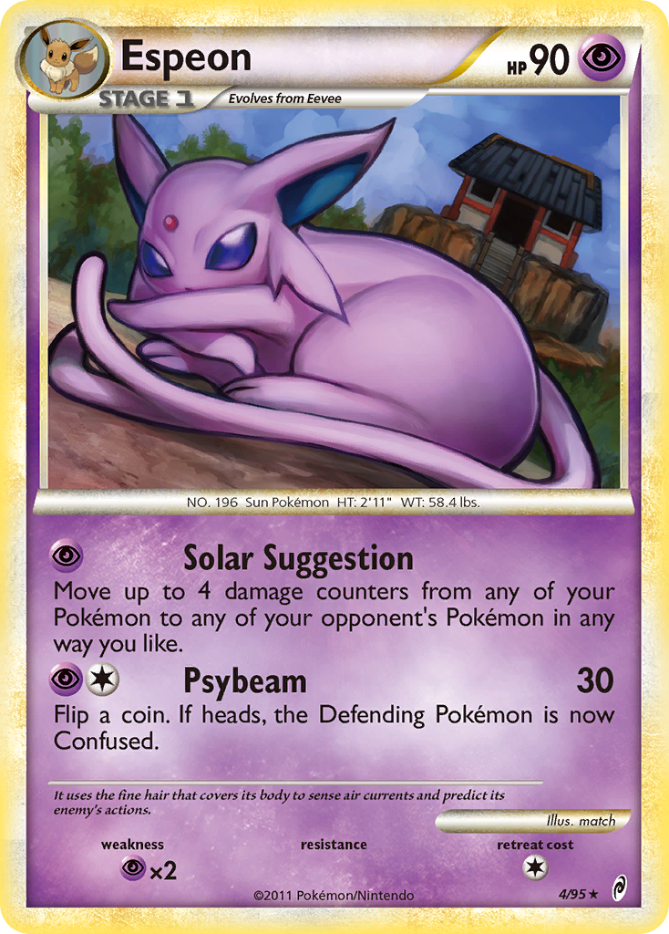 Espeon – Call of Legends 4/95 Pokémon card