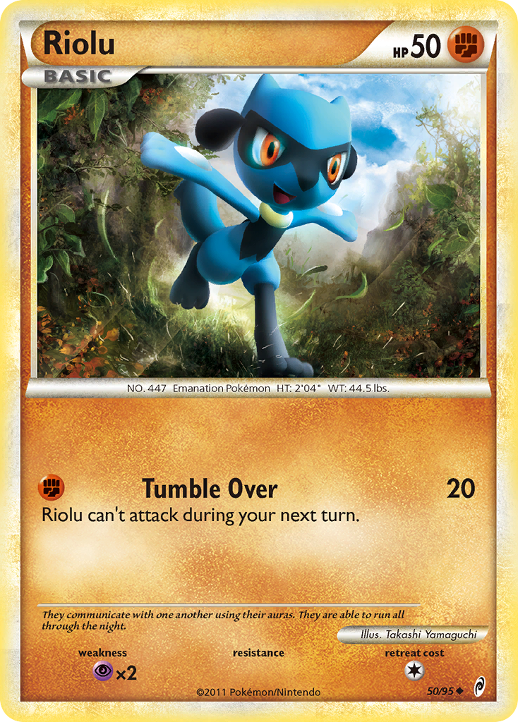 Riolu – Call of Legends 50/95 Pokémon card
