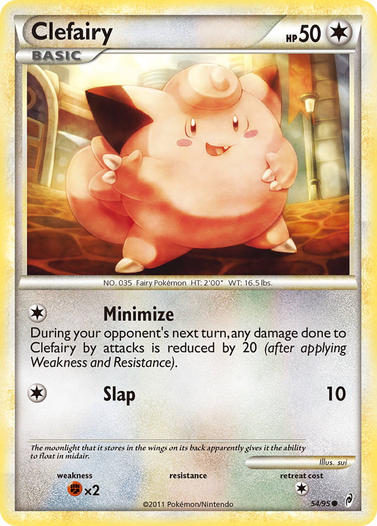 Clefairy – Call of Legends 54/95 Pokémon card
