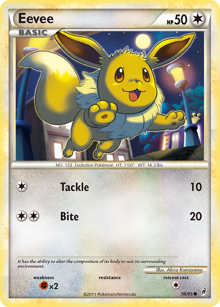 Eevee – Call of Legends 56/95 Pokémon card