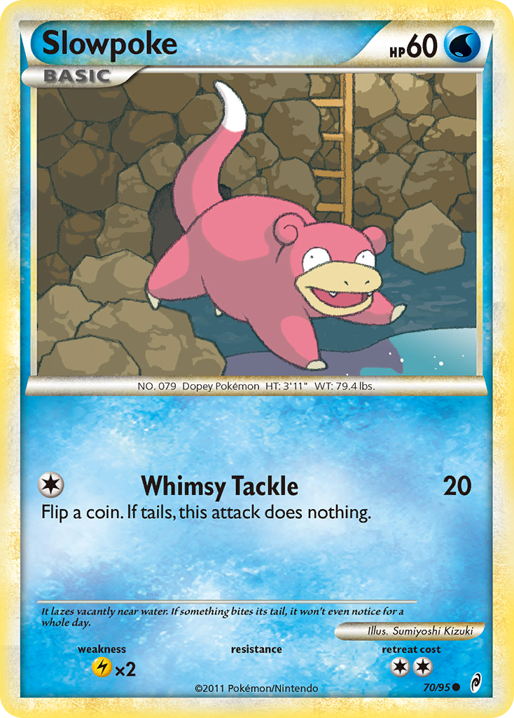 Slowpoke – Call of Legends 70/95 Pokémon card