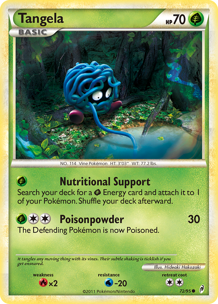 Tangela – Call of Legends 72/95 Pokémon card