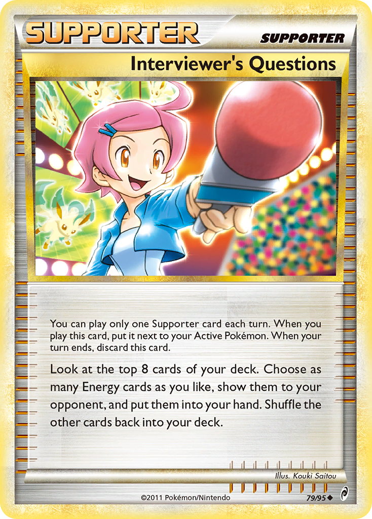 Interviewer's Questions – Call of Legends 79/95 Pokémon card