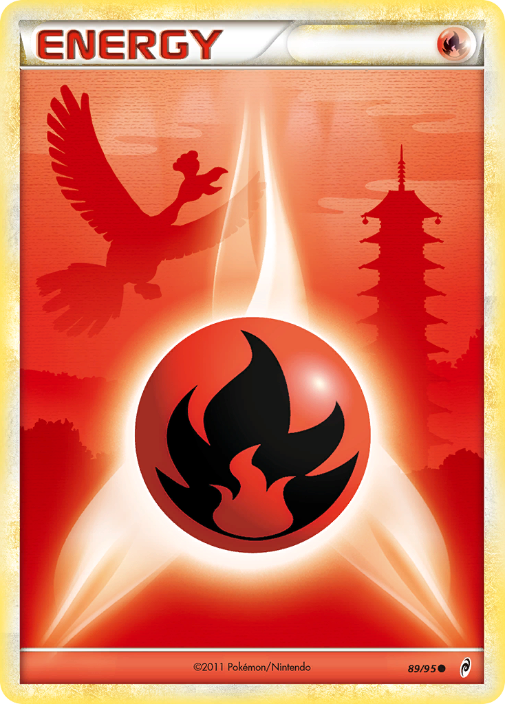 Fire Energy – Call of Legends 89/95 Pokémon card