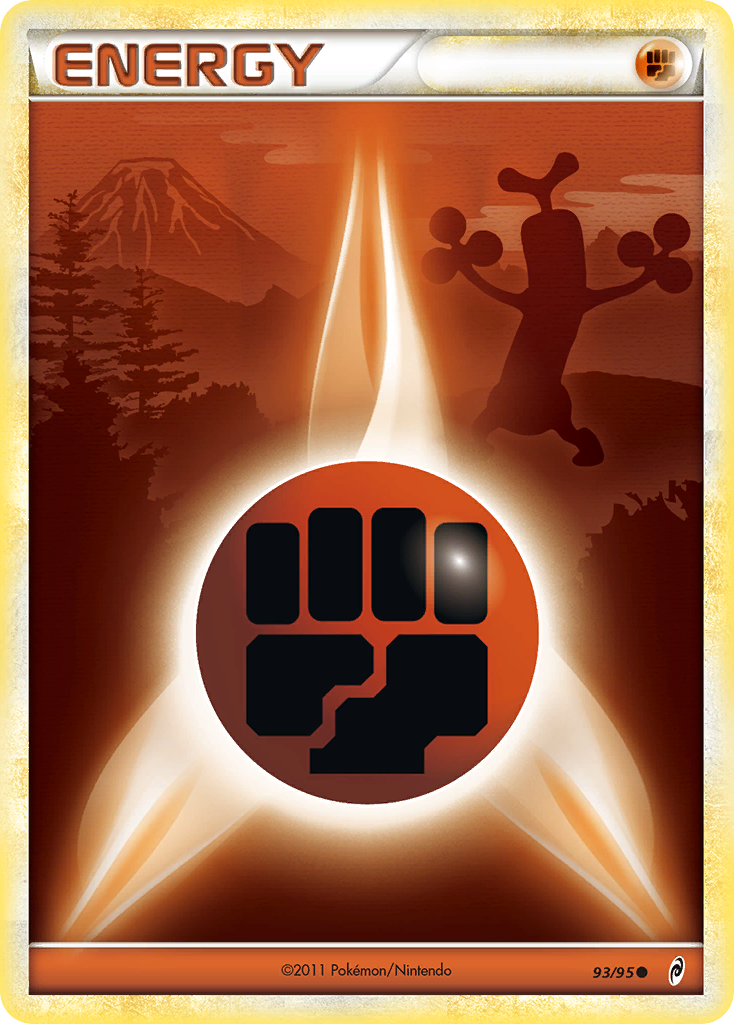 Fighting Energy – Call of Legends 93/95 Pokémon card