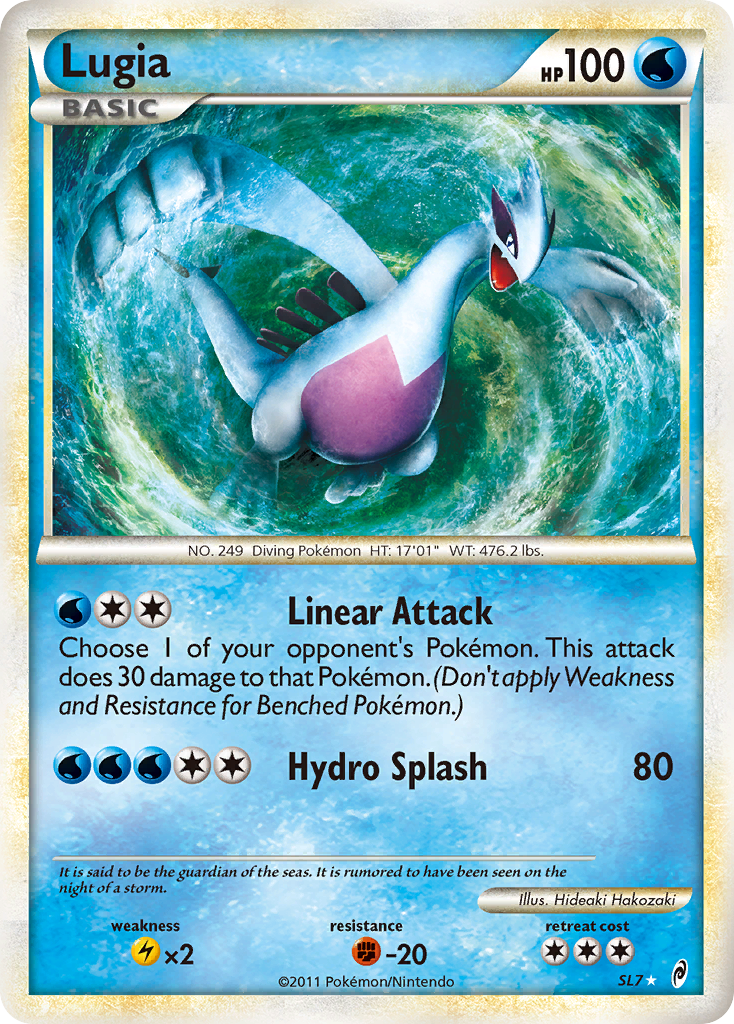 Lugia – Call of Legends SL7 Pokémon card