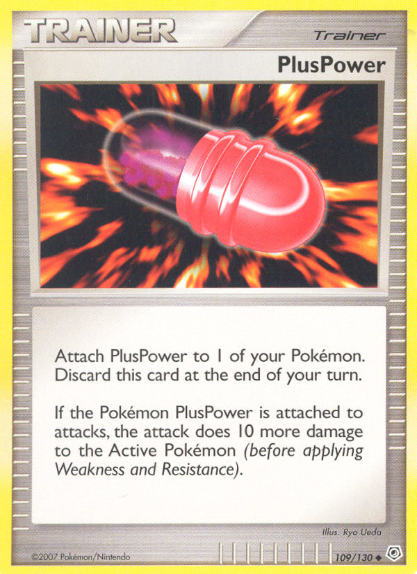 PlusPower – Diamond & Pearl 109/130 Pokémon card