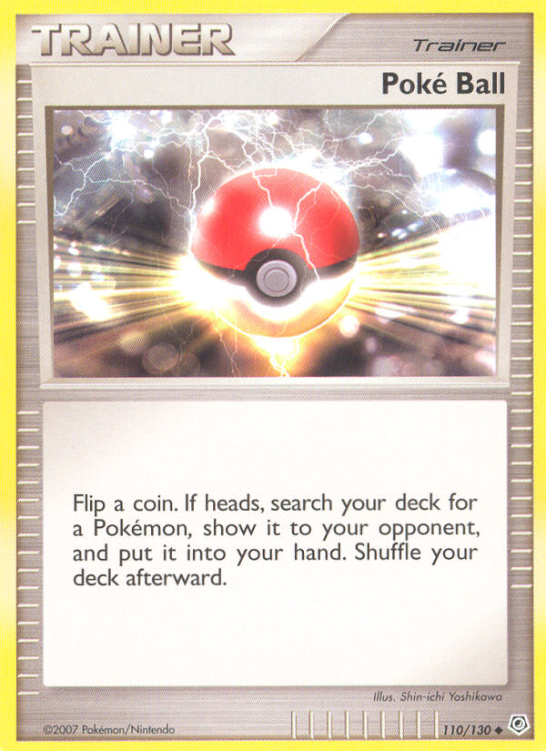 Poké Ball – Diamond & Pearl 110/130 Pokémon card