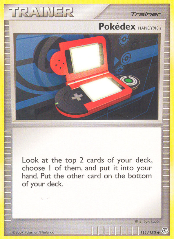 Pokédex HANDY910is – Diamond & Pearl 111/130 Pokémon card