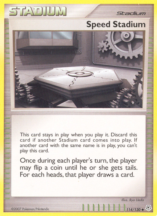 Speed Stadium – Diamond & Pearl 114/130 Pokémon card