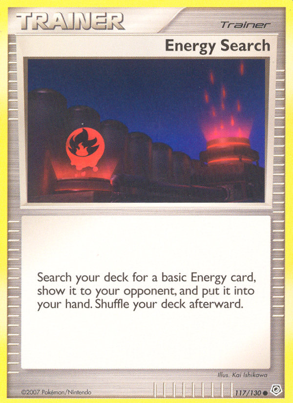 Energy Search – Diamond & Pearl 117/130 Pokémon card