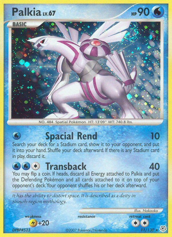 Palkia – Diamond & Pearl 11/130 Pokémon card