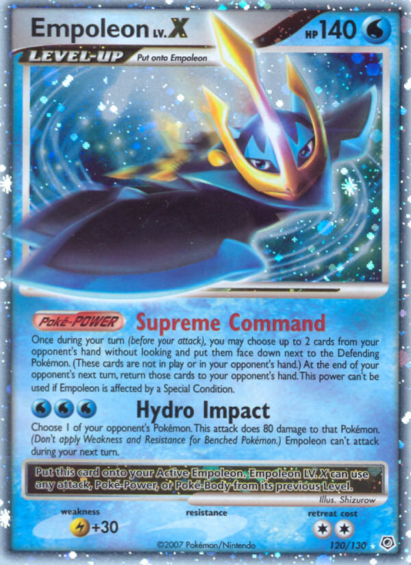 Empoleon LV.X – Diamond & Pearl 120/130 Pokémon card