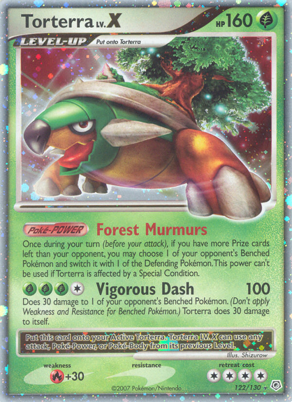 Torterra LV.X – Diamond & Pearl 122/130 Pokémon card