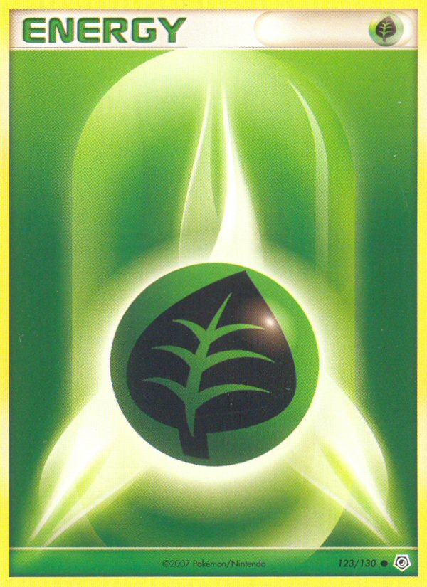 Grass Energy – Diamond & Pearl 123/130 Pokémon card