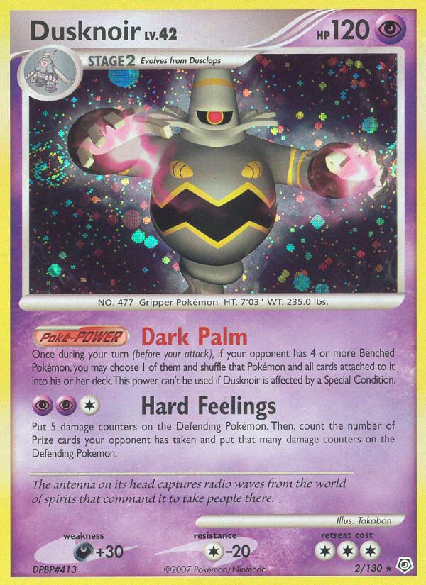 Dusknoir – Diamond & Pearl 2/130 Pokémon card