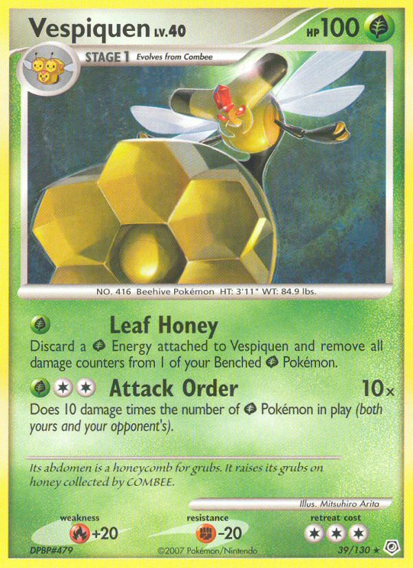 Vespiquen – Diamond & Pearl 39/130 Pokémon card