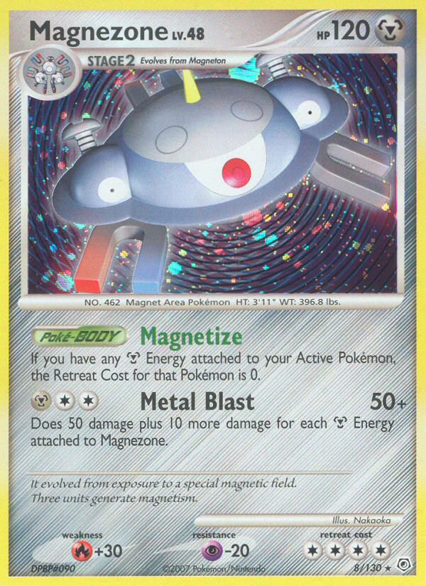 Magnezone – Diamond & Pearl 8/130 Pokémon card
