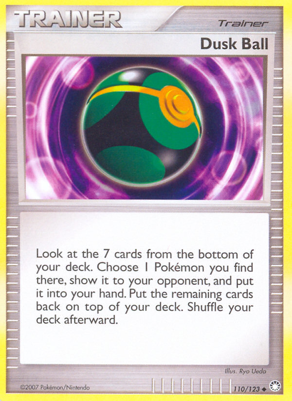 Dusk Ball – Mysterious Treasures 110/123 Pokémon card