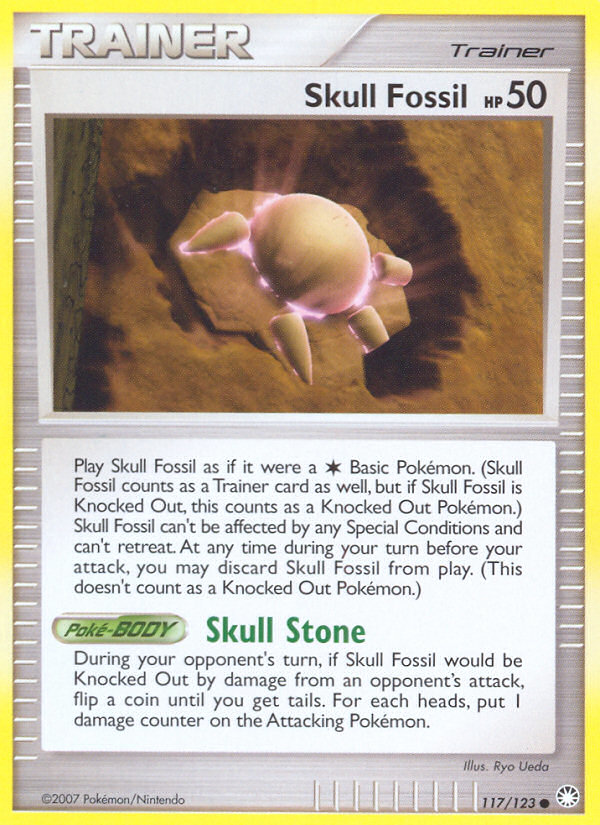 Skull Fossil – Mysterious Treasures 117/123 Pokémon card