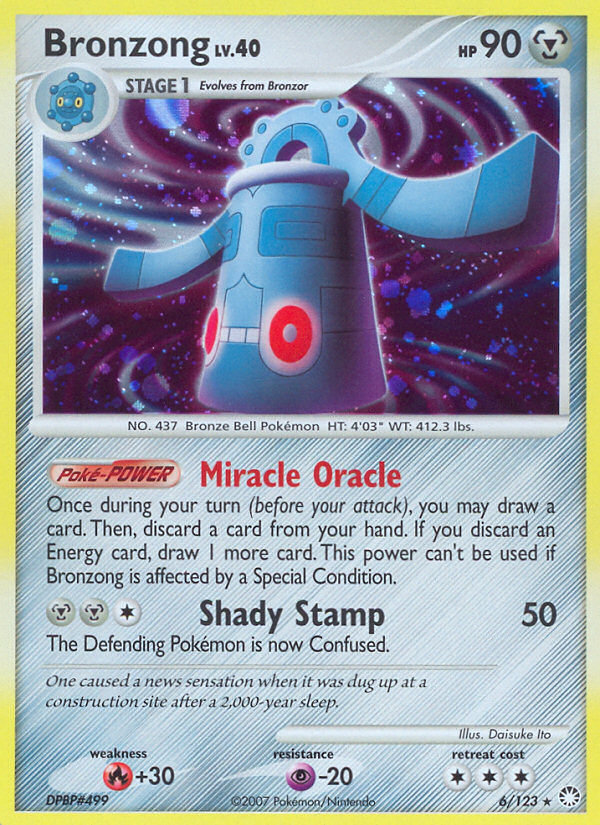 Bronzong – Mysterious Treasures 6/123 Pokémon card