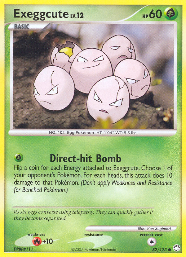 Exeggcute – Mysterious Treasures 82/123 Pokémon card