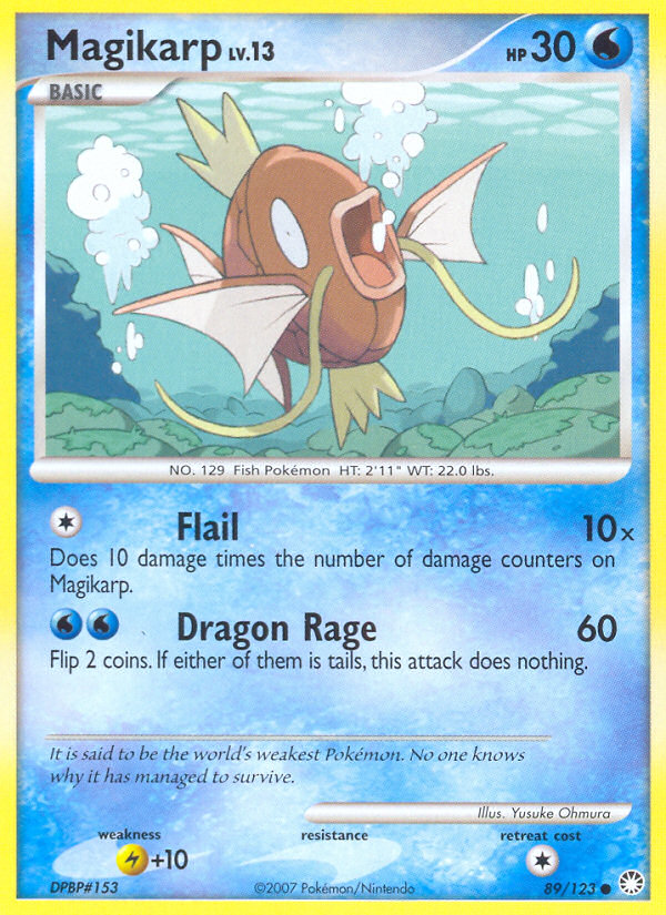 Magikarp – Mysterious Treasures 89/123 Pokémon card