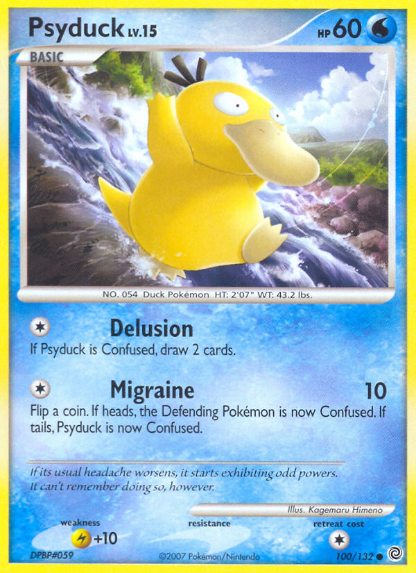 Psyduck – Secret Wonders 100/132 Pokémon card
