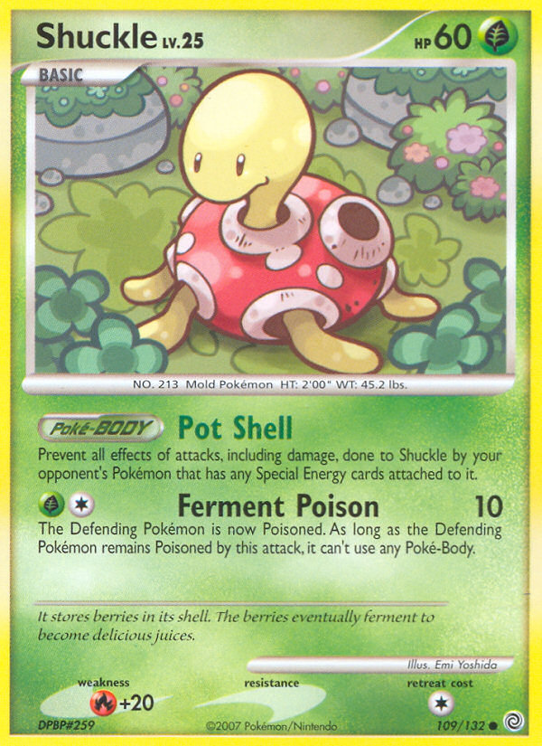Shuckle – Secret Wonders 109/132 Pokémon card