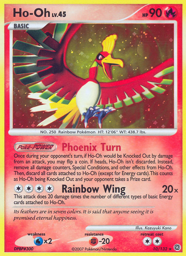 Ho-Oh – Secret Wonders 10/132 Pokémon card