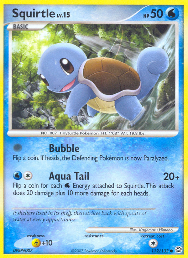 Squirtle – Secret Wonders 112/132 Pokémon card