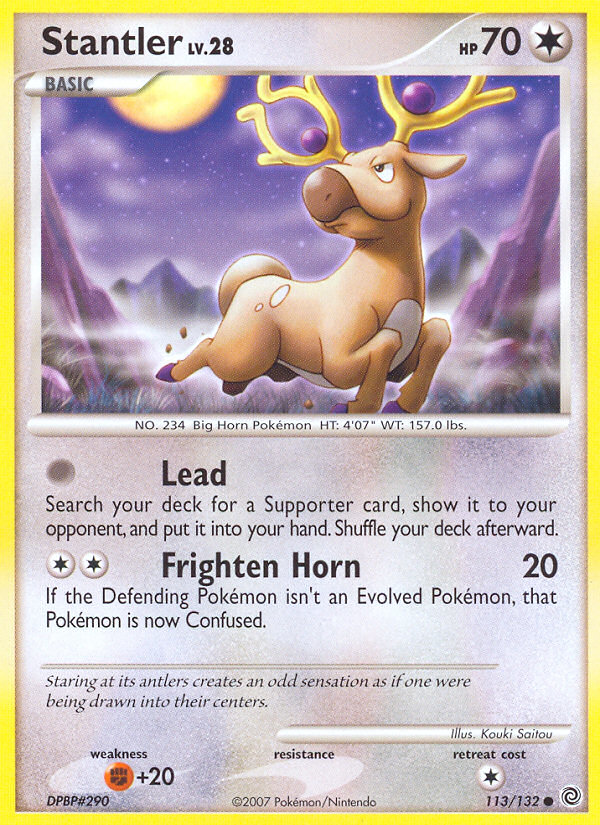 Stantler – Secret Wonders 113/132 Pokémon card
