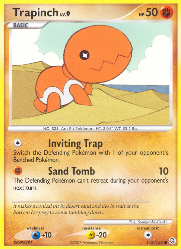 Trapinch – Secret Wonders 115/132 Pokémon card