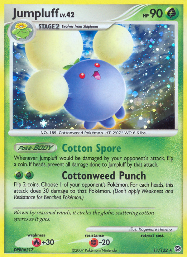 Jumpluff – Secret Wonders 11/132 Pokémon card